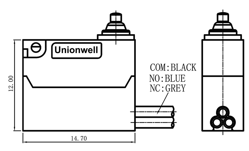 mini waterproof micro switch 5